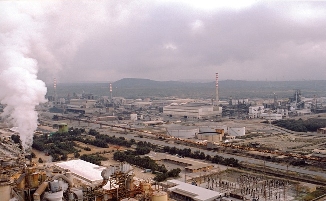 area industriale in crisi