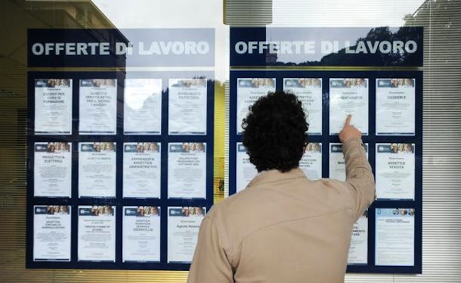 vetrina offerte di lavoro