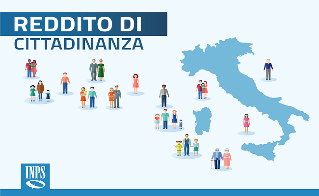 grafica reddito di cittadinanza inps