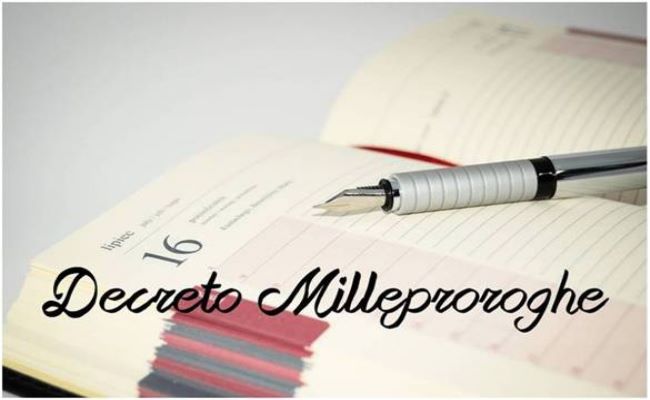 decreto milleproroghe