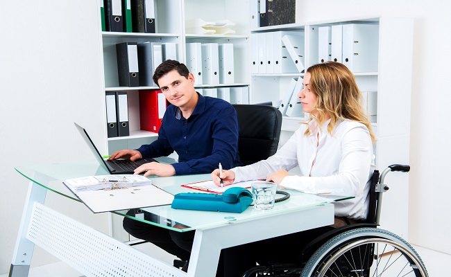 disabile a lavoro